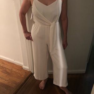 Beautiful Sleeveless Antiq  White Jumpsuit Size XS
